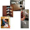 Pack of 4 Child Safety Magnetic Cabinet Locks