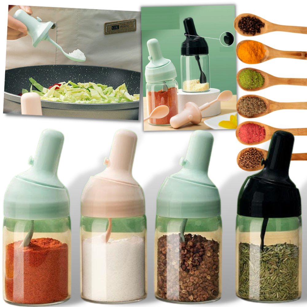 Moisture-proof Seasoning Dispensing Jar -