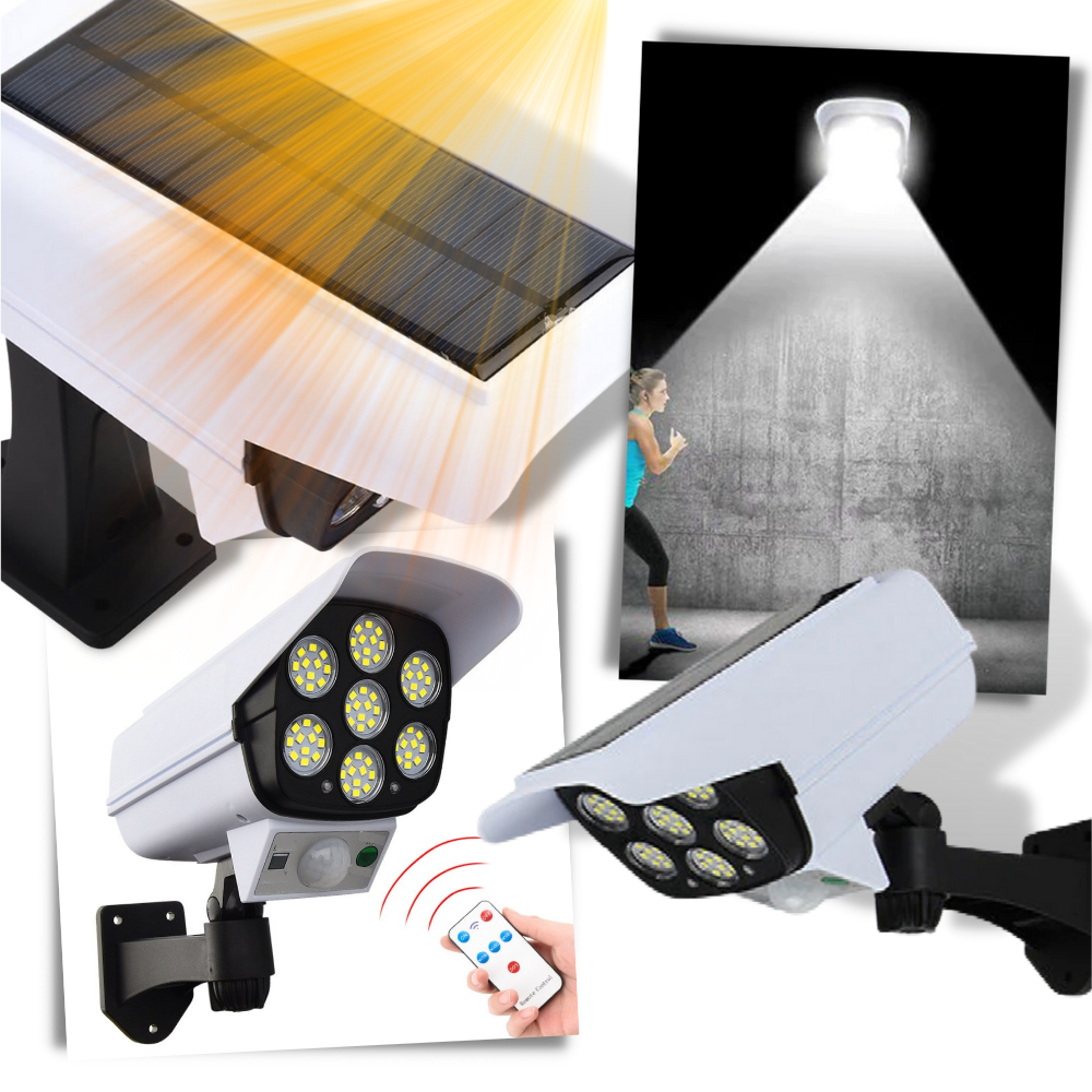 Solar Motion Sensor LED Lamp -