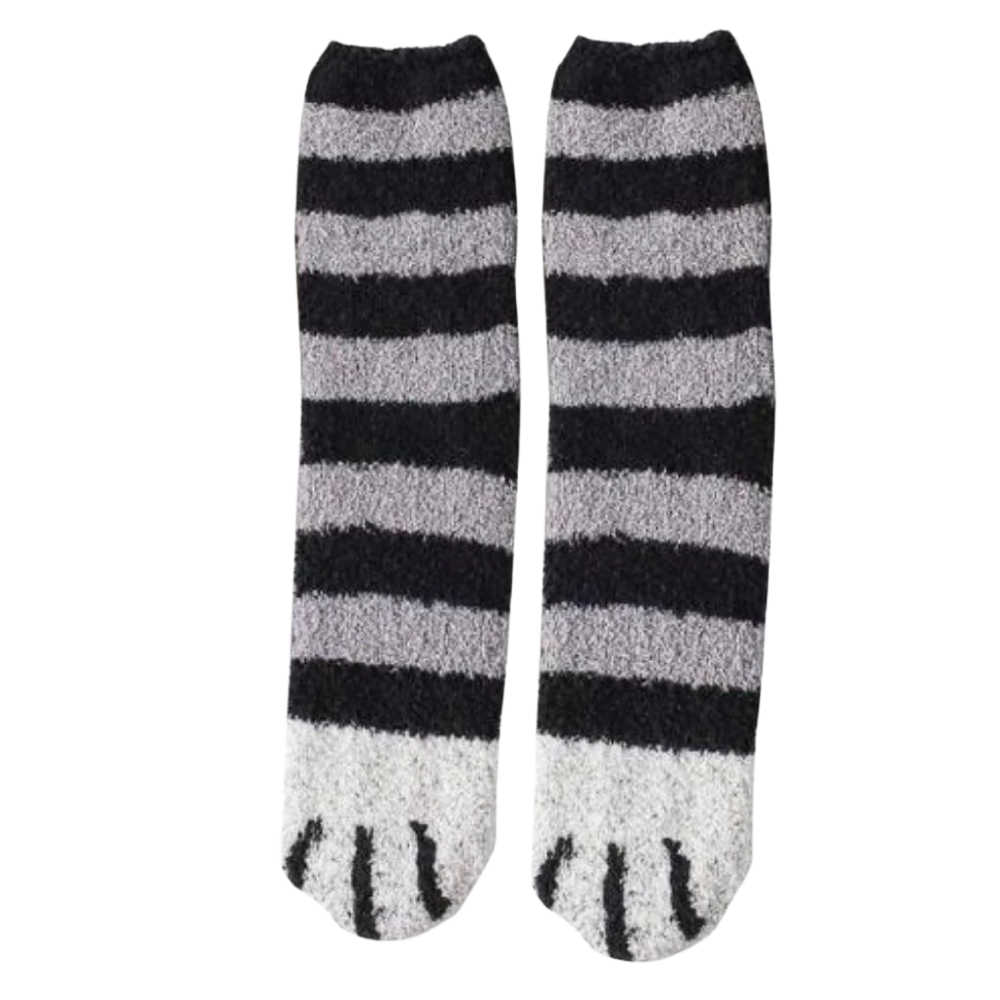 Cat's Paw Winter Socks