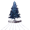 Christmas Tree Waterfall Fairy Lights