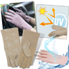 Stylish UV-Protective Cotton Gloves -
