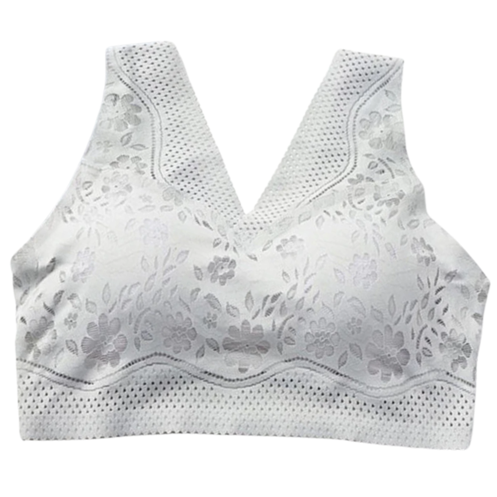 Seamless Breathable Lacy Bra