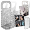 Plastic Folding Wall-Mountable Laundry Basket -