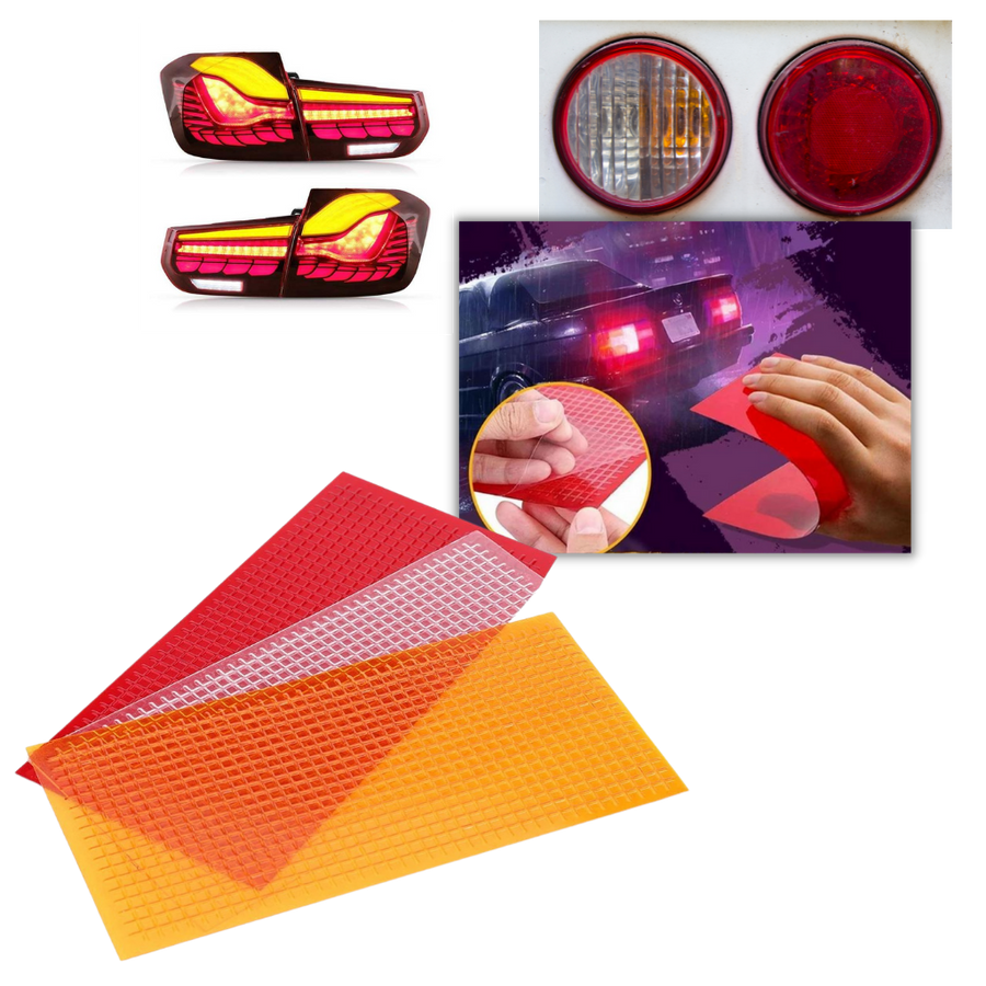 3 Pieces of Tail Light Repair Film -