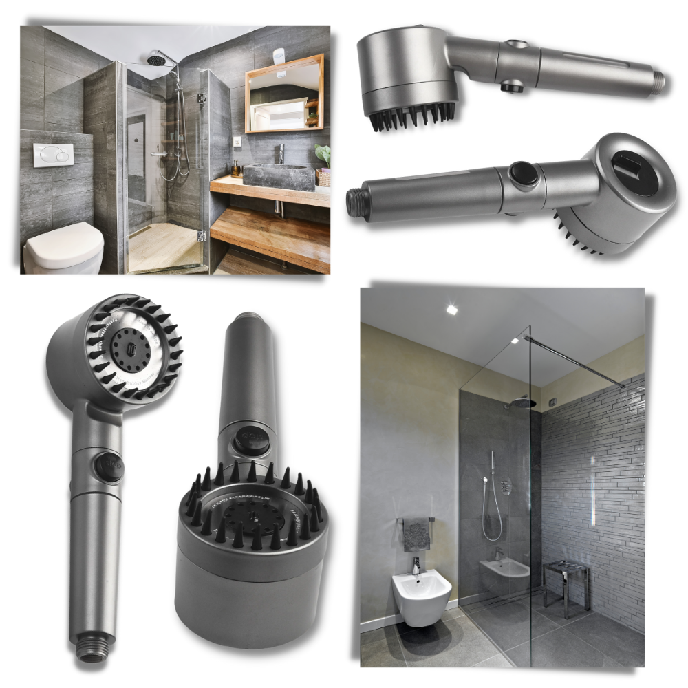4-in-1 High-Pressure Shower Head - Ozerty