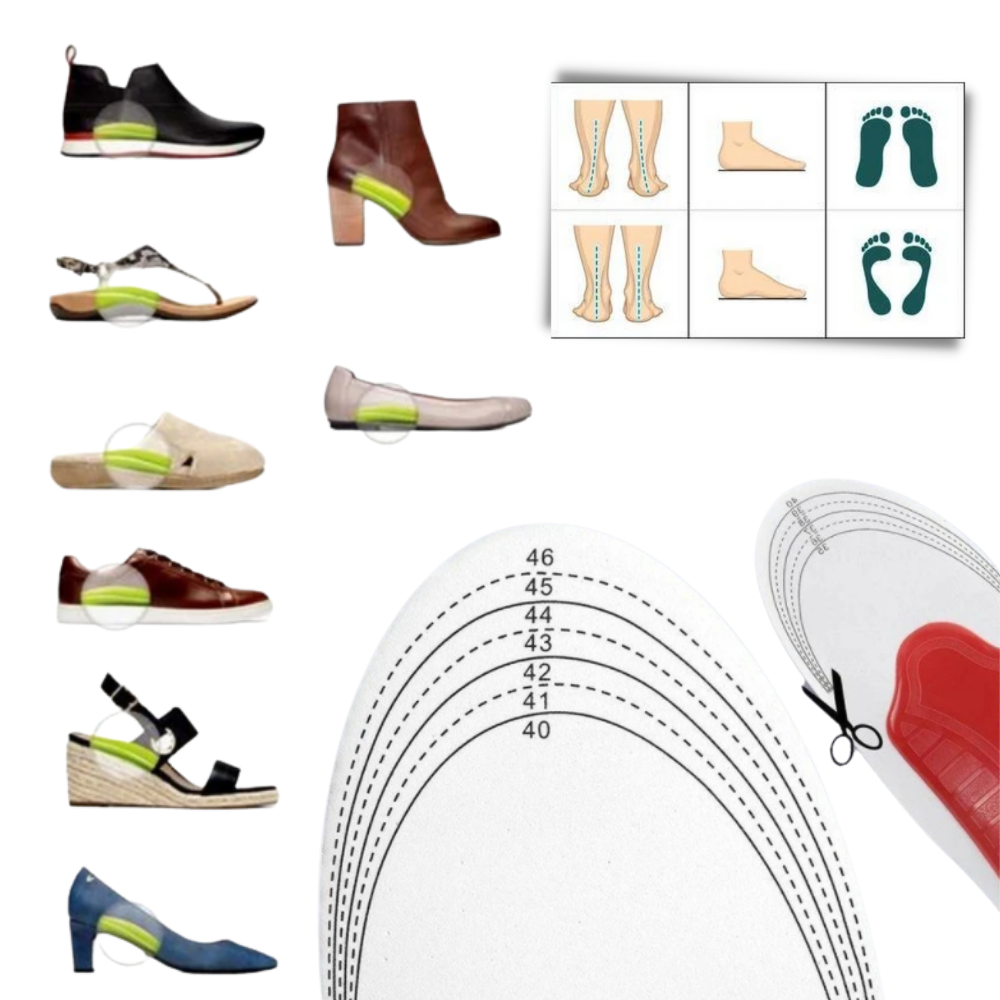 1 Pair of Arch Support Insoles for Flat Feet
