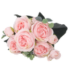 Artificial Silk Peony and Roses Flower Bouquet