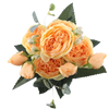 Artificial Silk Peony and Roses Flower Bouquet