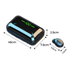 Bluetooth earphones with charging battery box
