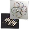Pack of Flexible Wire Keychains