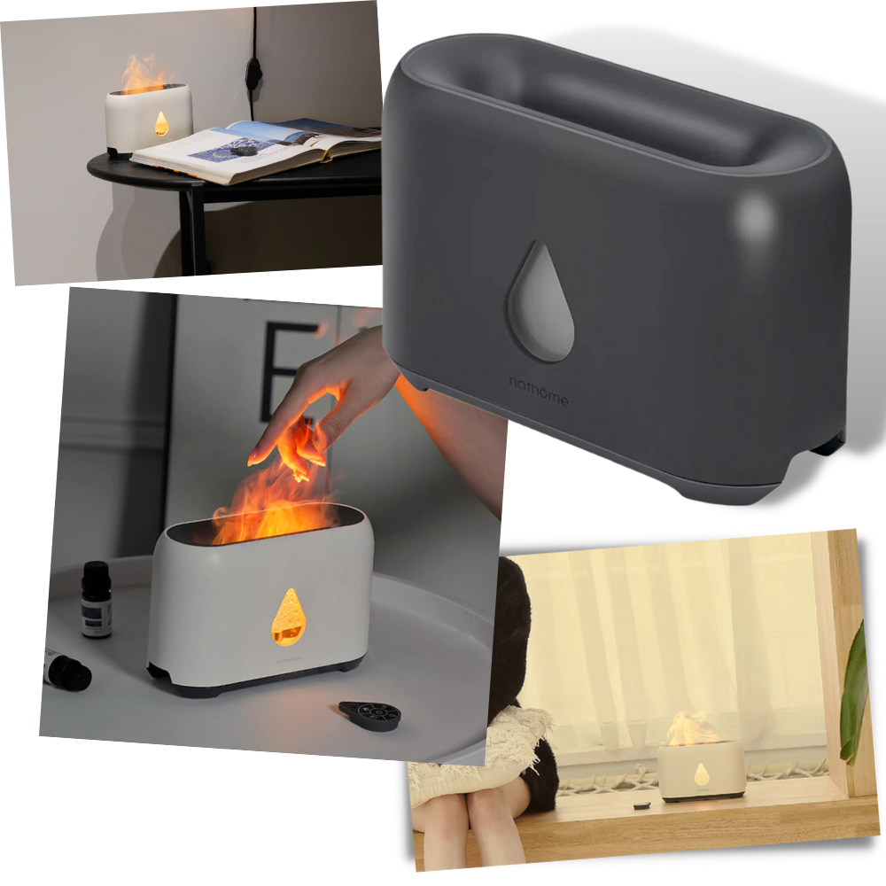 Air Humidifier with Flames Effect -