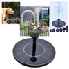 Floating solar water fountain -