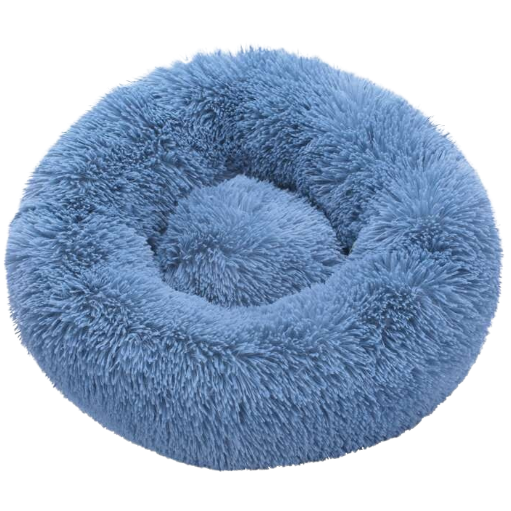 Fluffy Plush Donut Pet Bed