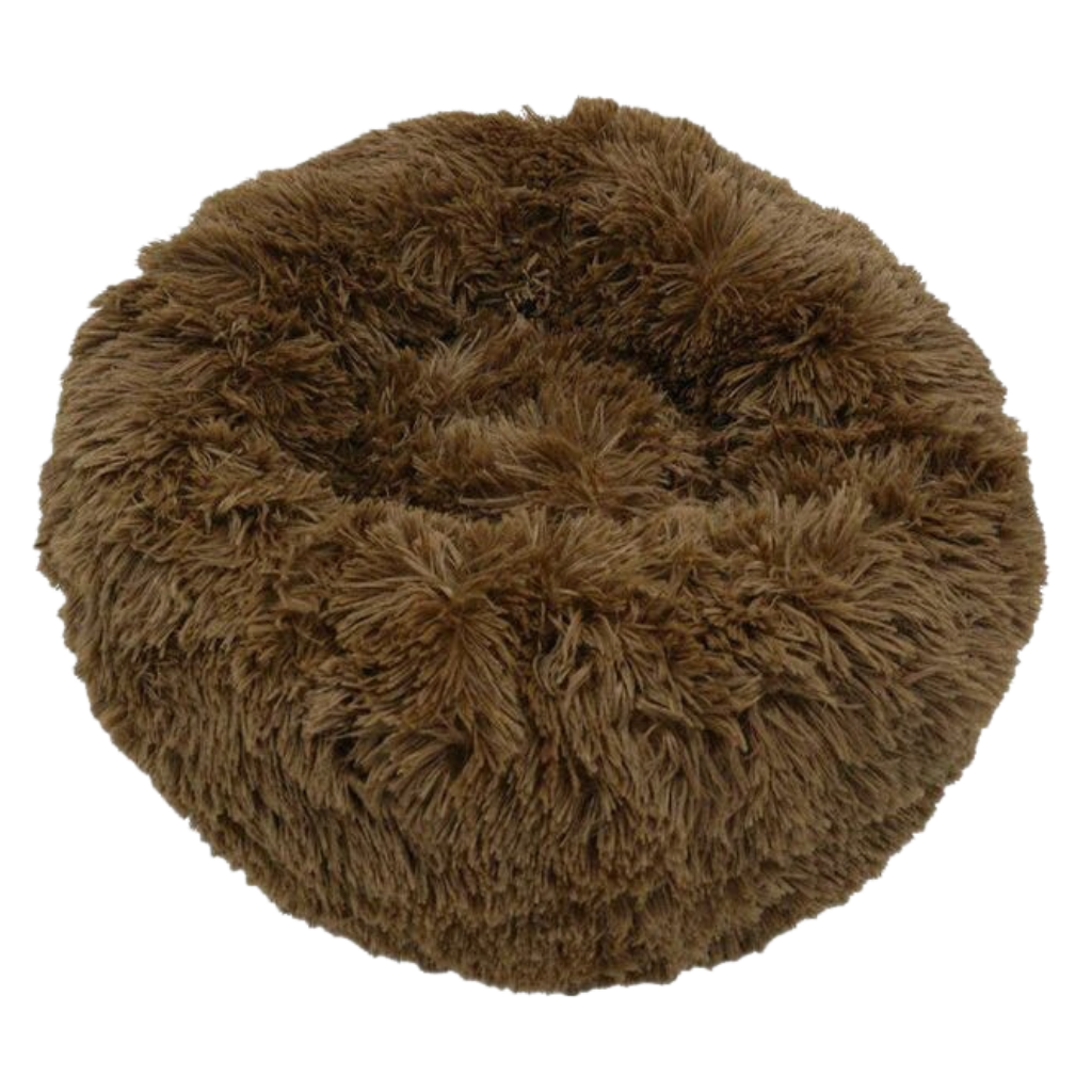 Fluffy Plush Donut Pet Bed