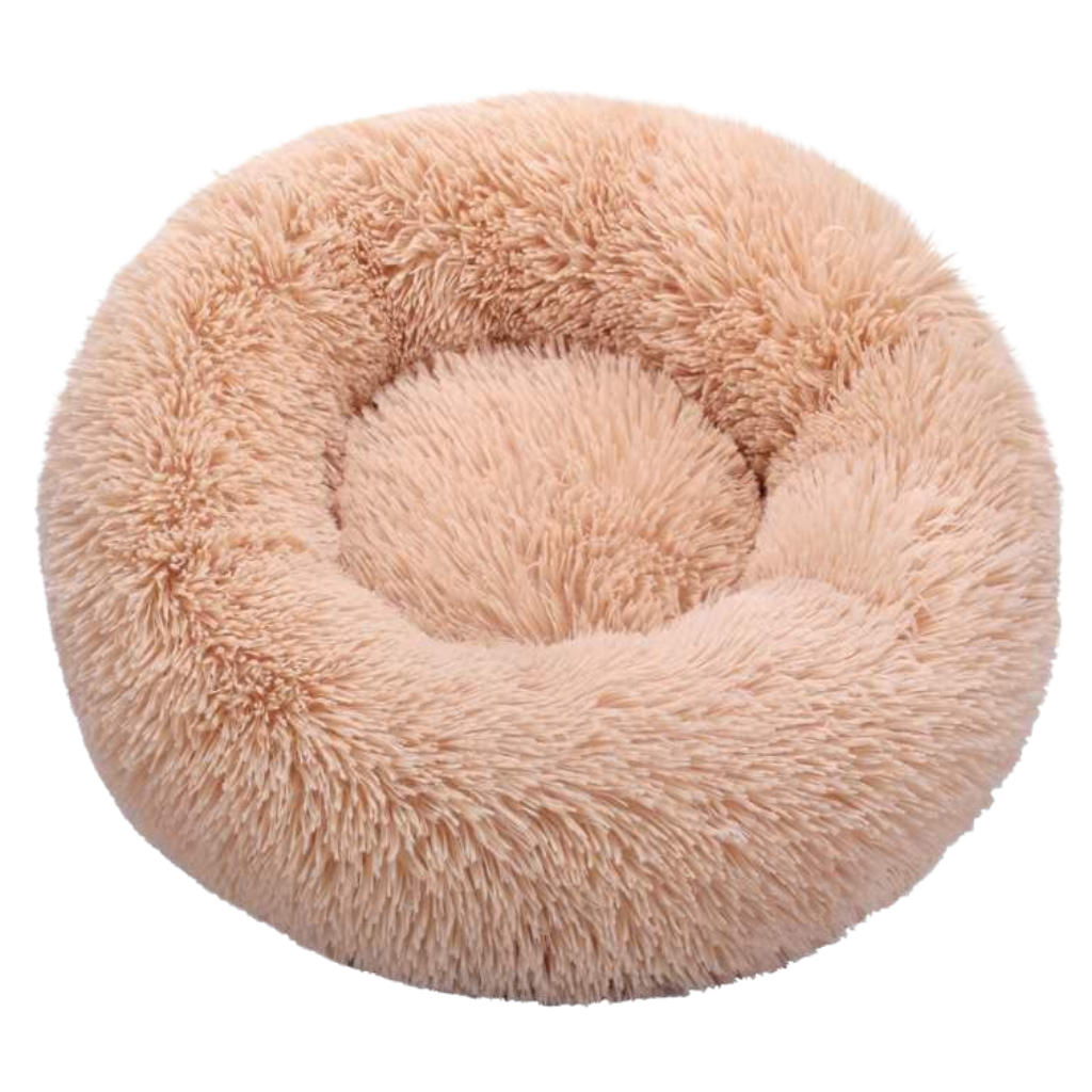 Fluffy Plush Donut Pet Bed