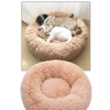 Fluffy Plush Donut Pet Bed