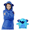 2 in 1 Foldable hoodie plush - Ozerty