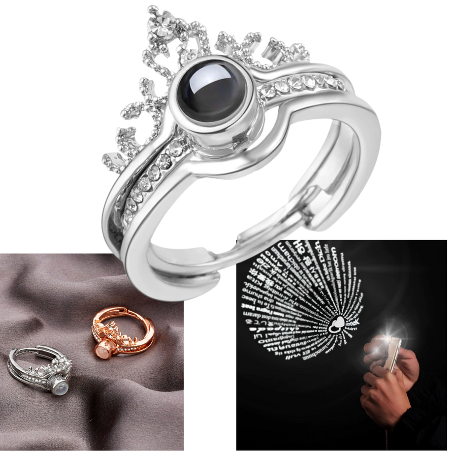 100 Languages "I love you" Beautiful Ring - 