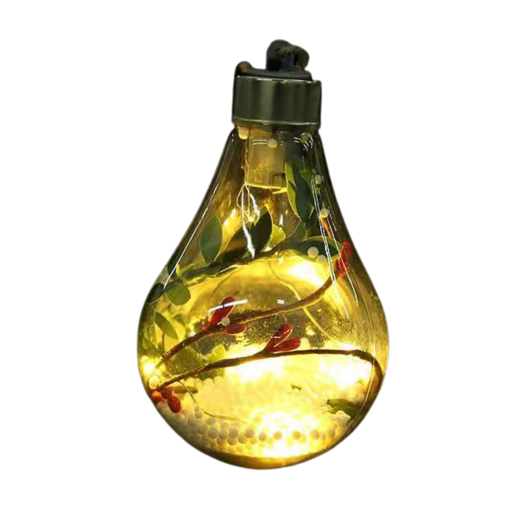 LED Transparent Christmas Ball Lightbulb