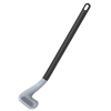 Long handle toilet brush with wall mounted base