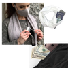 Warm Muffler With Hidden Pocket