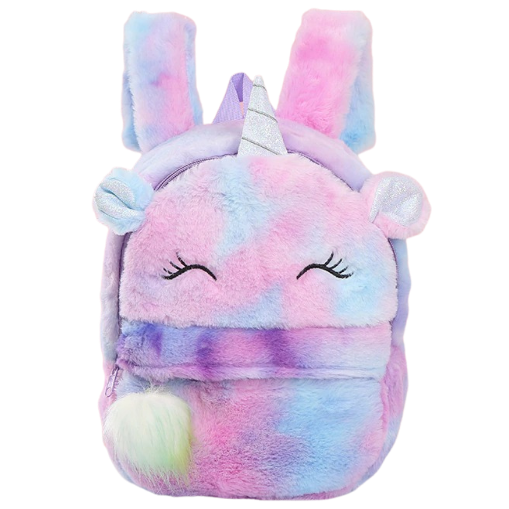 Plush Unicorn Girl’s Backpack