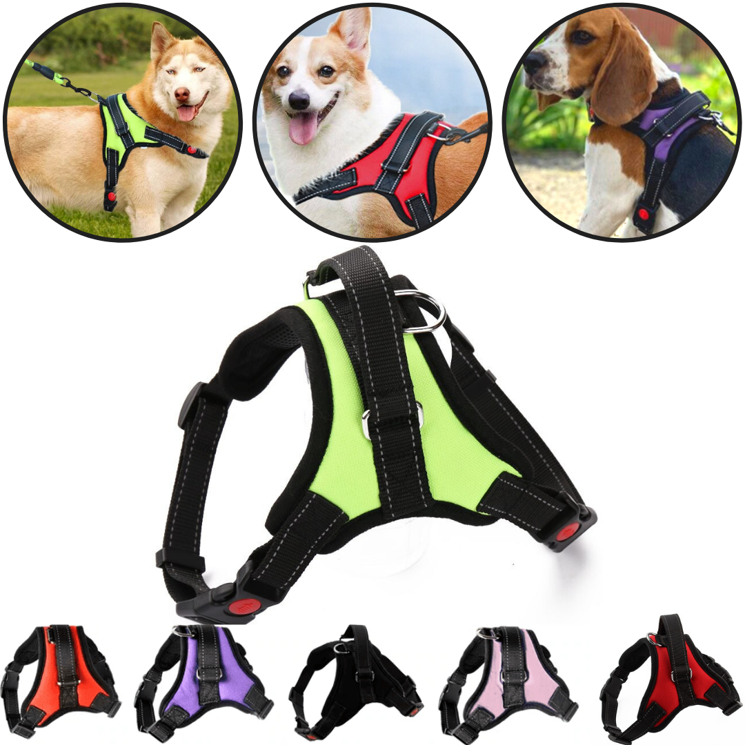 Reflective Adjustable saddle Dog Harness - Ozerty