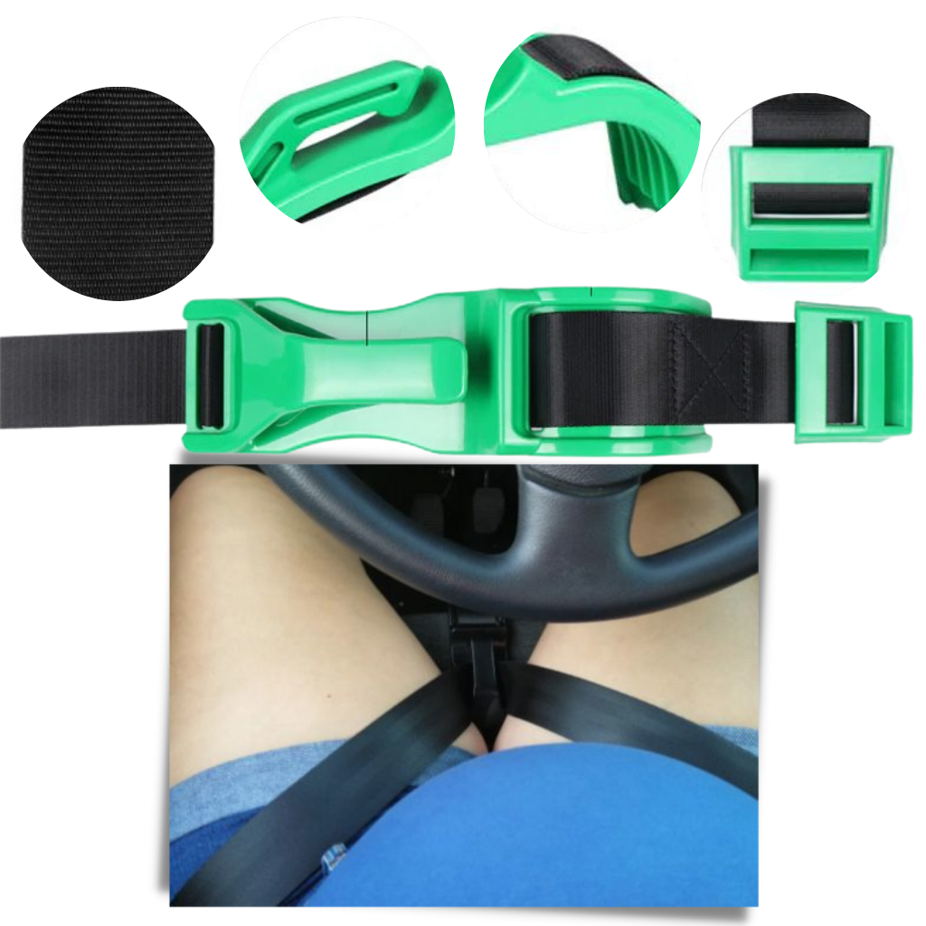 Safety car belt adjuster for pregnant women's protection