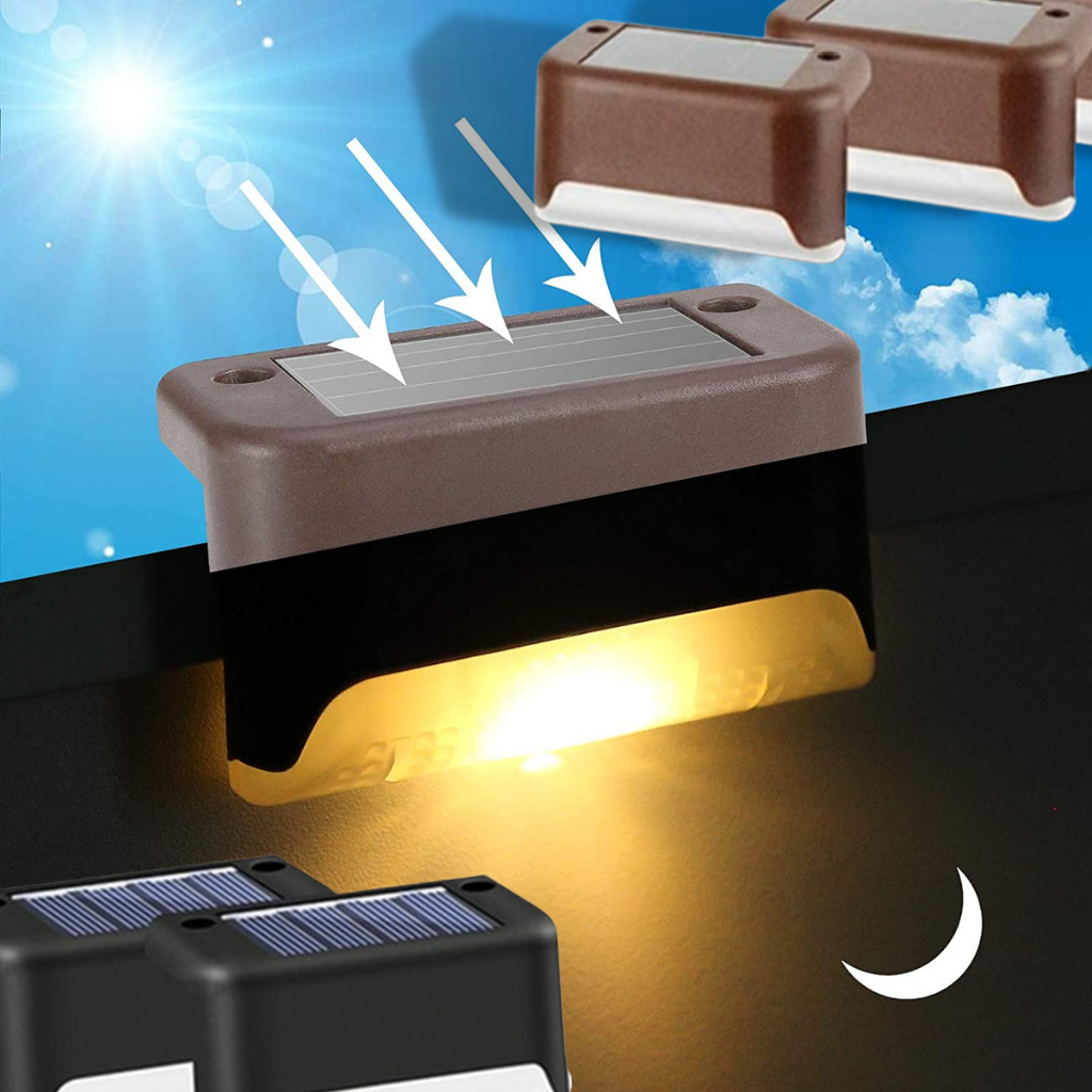 Solar LED lights for Steps (4pcs)