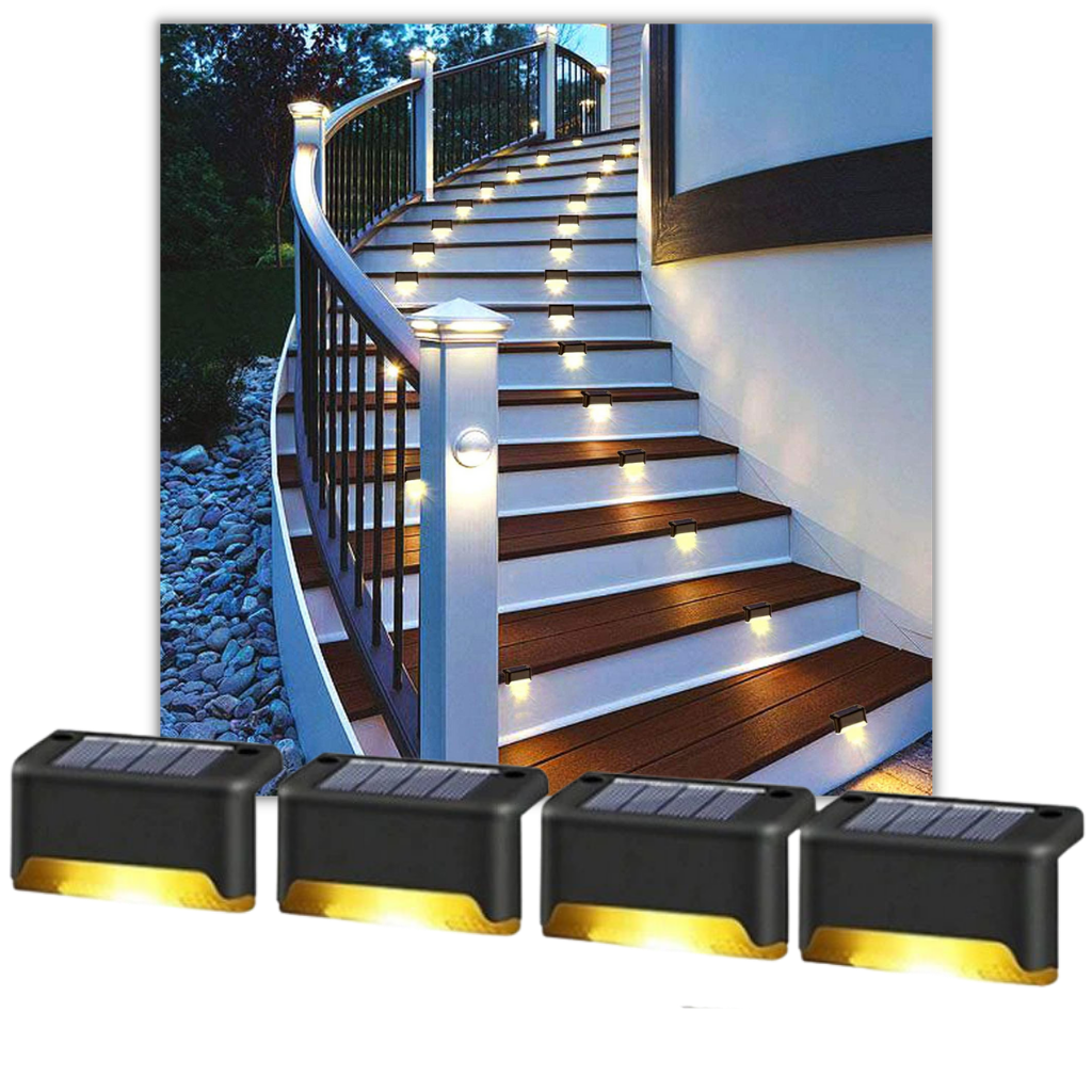 Solar LED lights for Steps (4pcs)