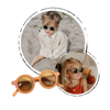 Vintage Round Kids Sunglasses for Ages 1 to 5