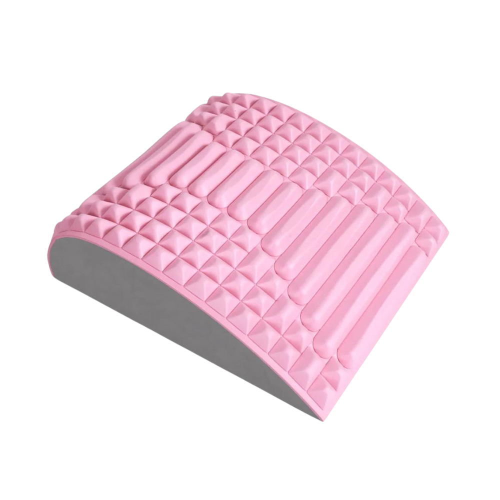 Lumbar and Cervical Support Pillow -Pink - Ozerty