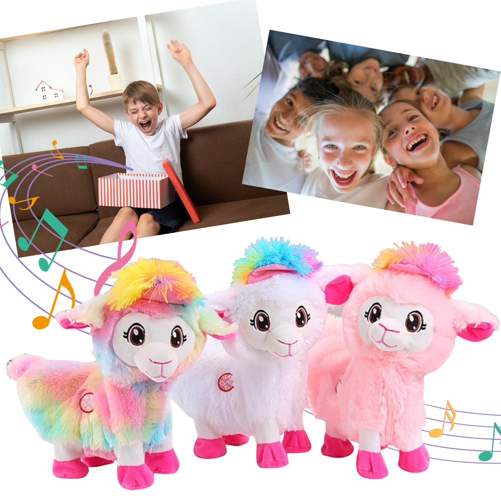 Rainbow Dancing Llama Musical Shakin Toy - Ozerty