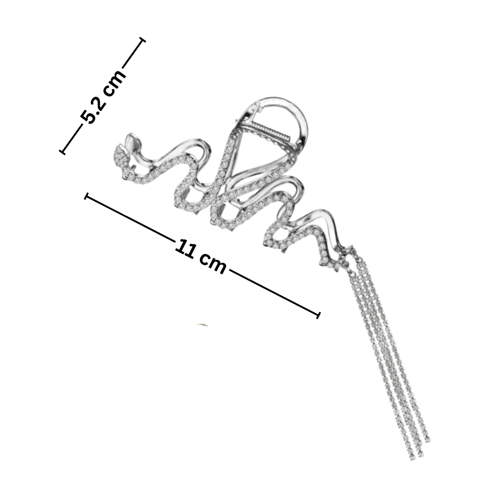 Snake Tassel Claw clip for hair - Ozerty