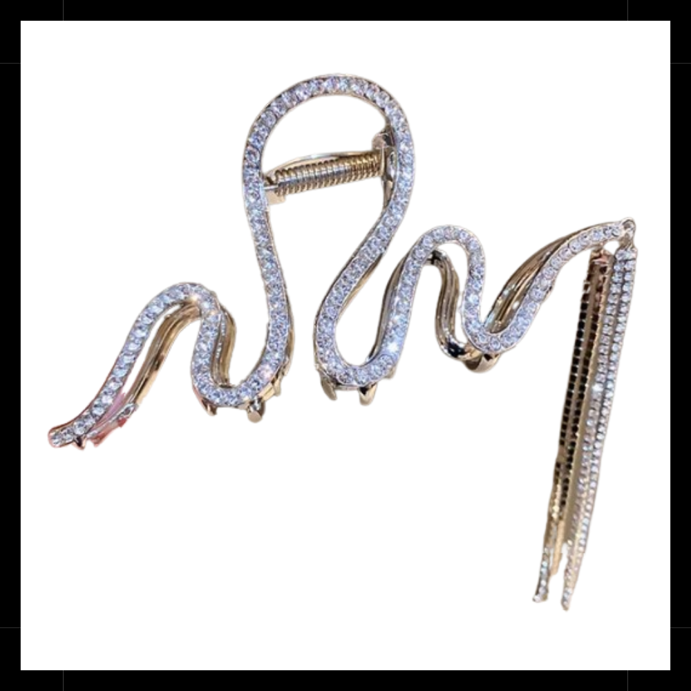 Snake Tassel Claw clip for hair - Ozerty