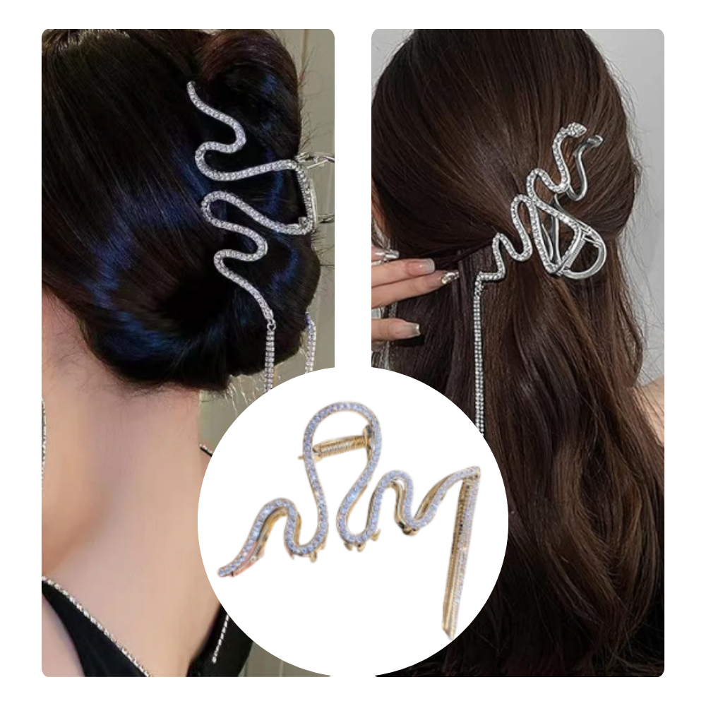 Snake Tassel Claw clip for hair - Ozerty